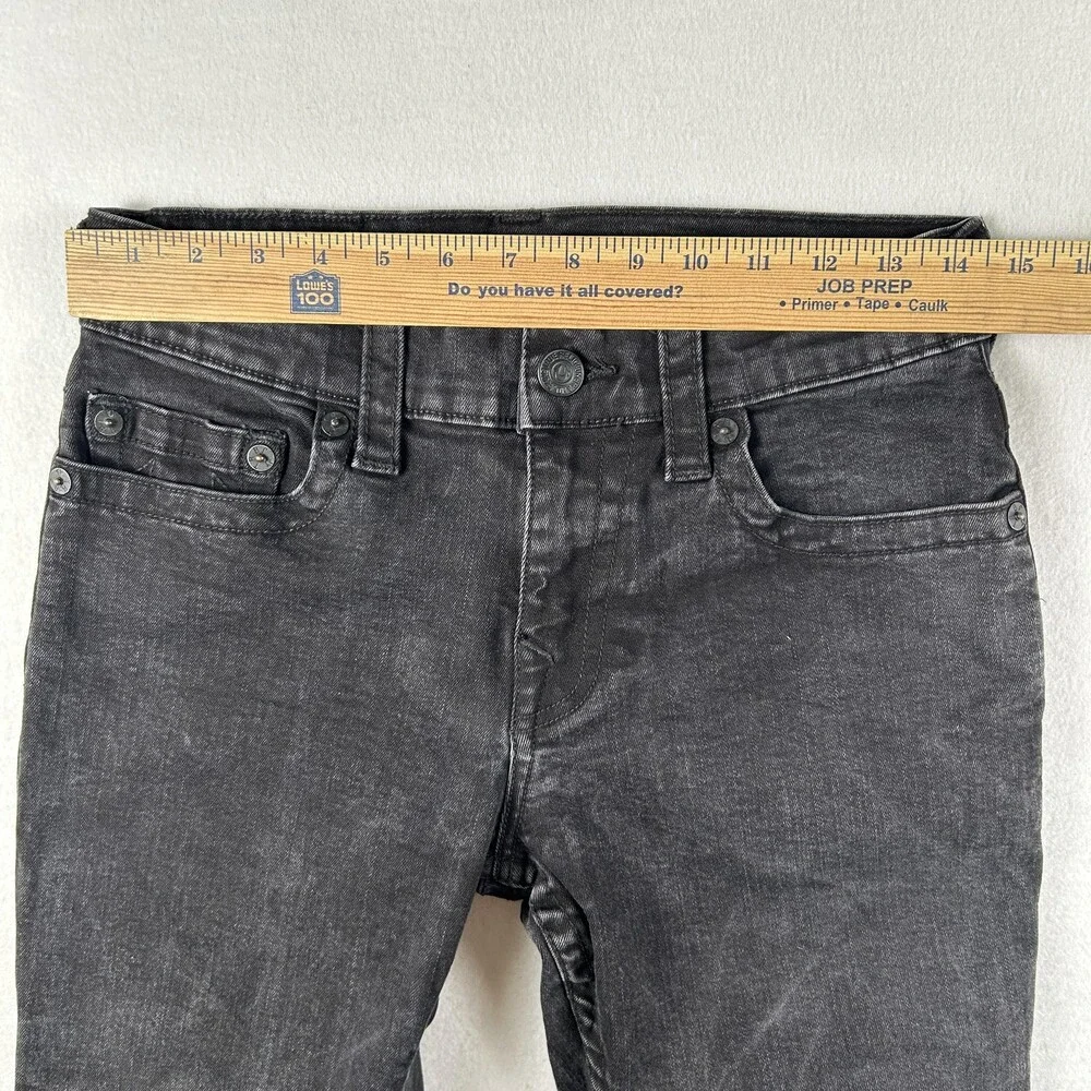 True Religion Geno Relaxed Slim Jeans Mens 29x30 Charcoal Gray Denim Tapered